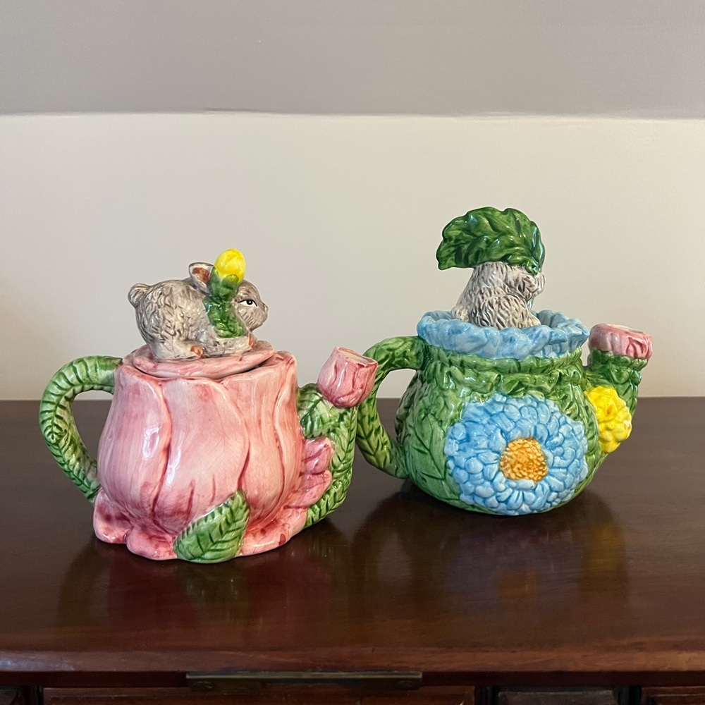 Pink Decorative Rabbit Teapot - Picture 3 of 7